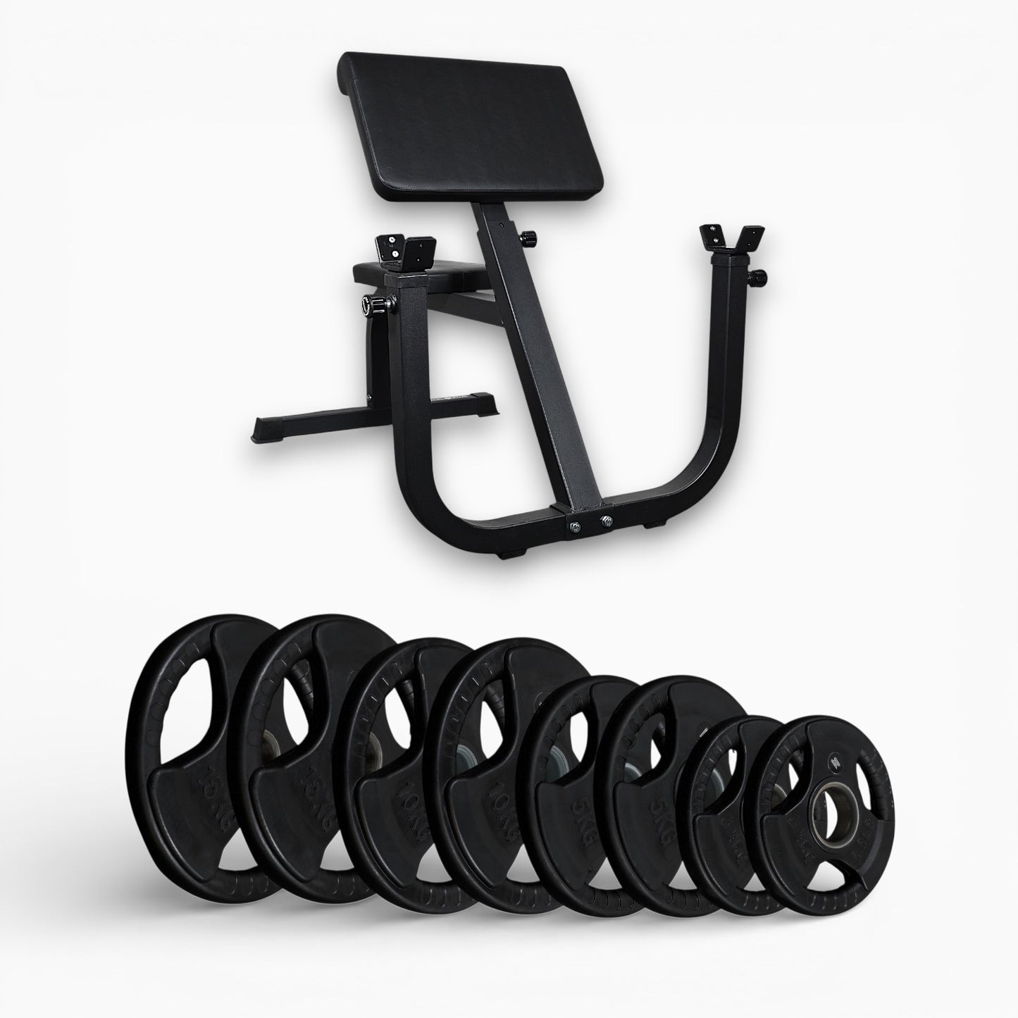 Adjustable Preacher Curl Bench