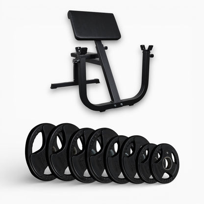 Adjustable Preacher Curl Bench