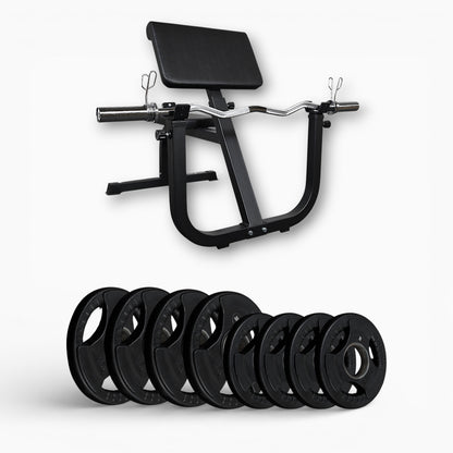 Adjustable Preacher Curl Bench