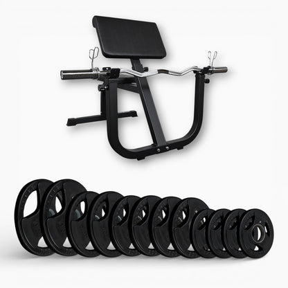 Adjustable Preacher Curl Bench