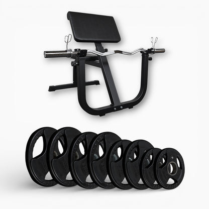Adjustable Preacher Curl Bench