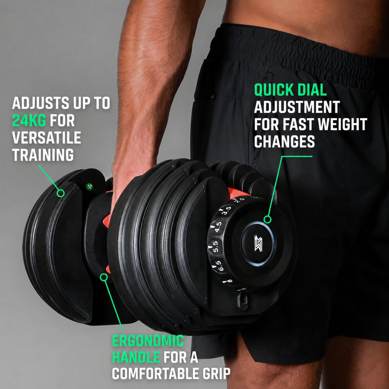 24kg Adjustable Dumbbell