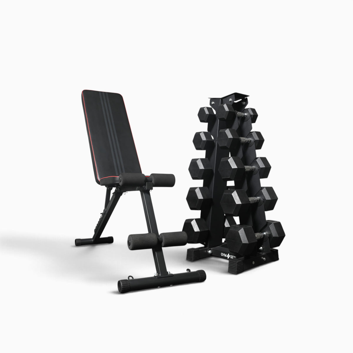 5 & 6 Tier Hex Dumbbell Tree Rack