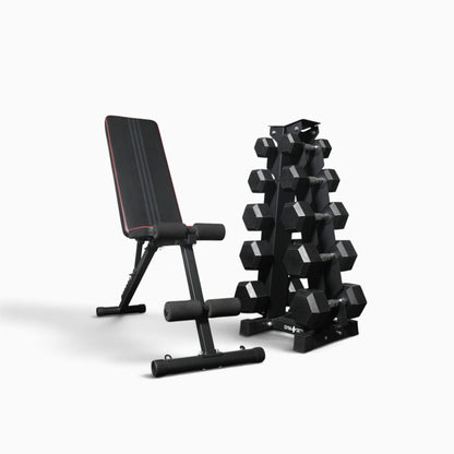 5 & 6 Tier Hex Dumbbell Tree Rack