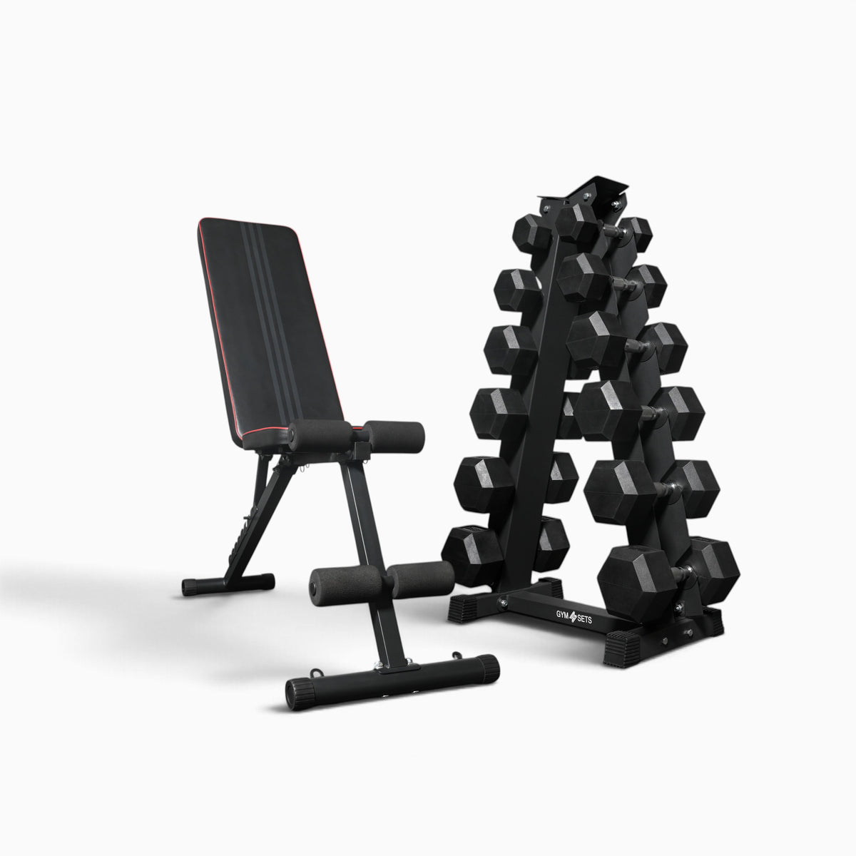 5 & 6 Tier Hex Dumbbell Tree Rack