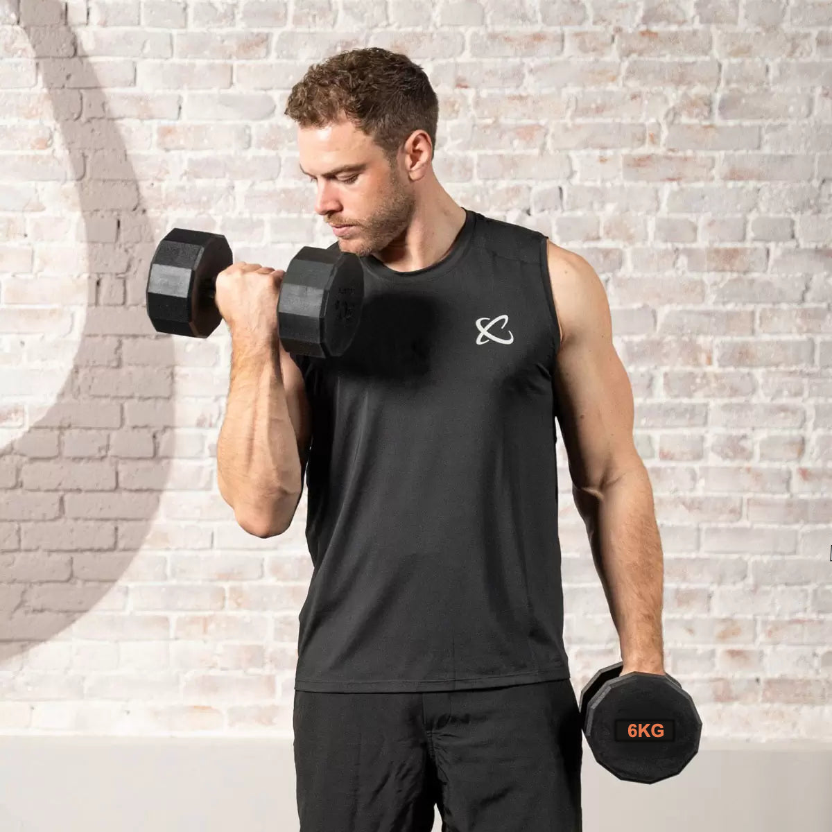 Round Dumbbells Set 2kg-10kg Pair Weights Rubber Encased Gym Men Women