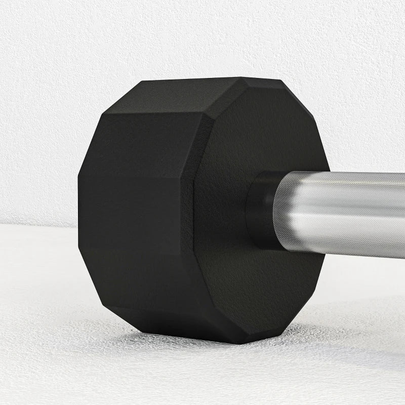Round Dumbbells Set 2kg-10kg Pair Weights Rubber Encased Gym Men Women