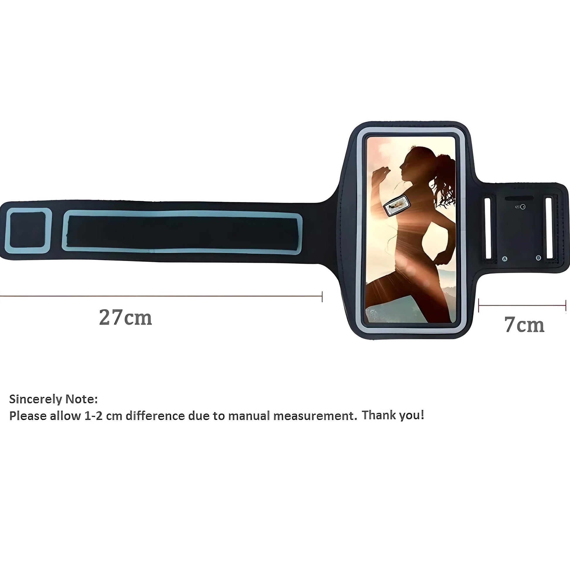Running & Gym Armband Phone Holder – Sweatproof Adjustable Band 