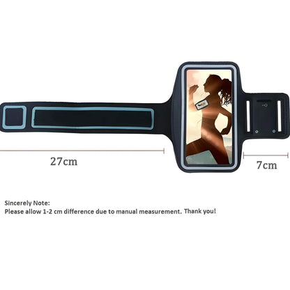 Running & Gym Armband Phone Holder – Sweatproof Adjustable Band 