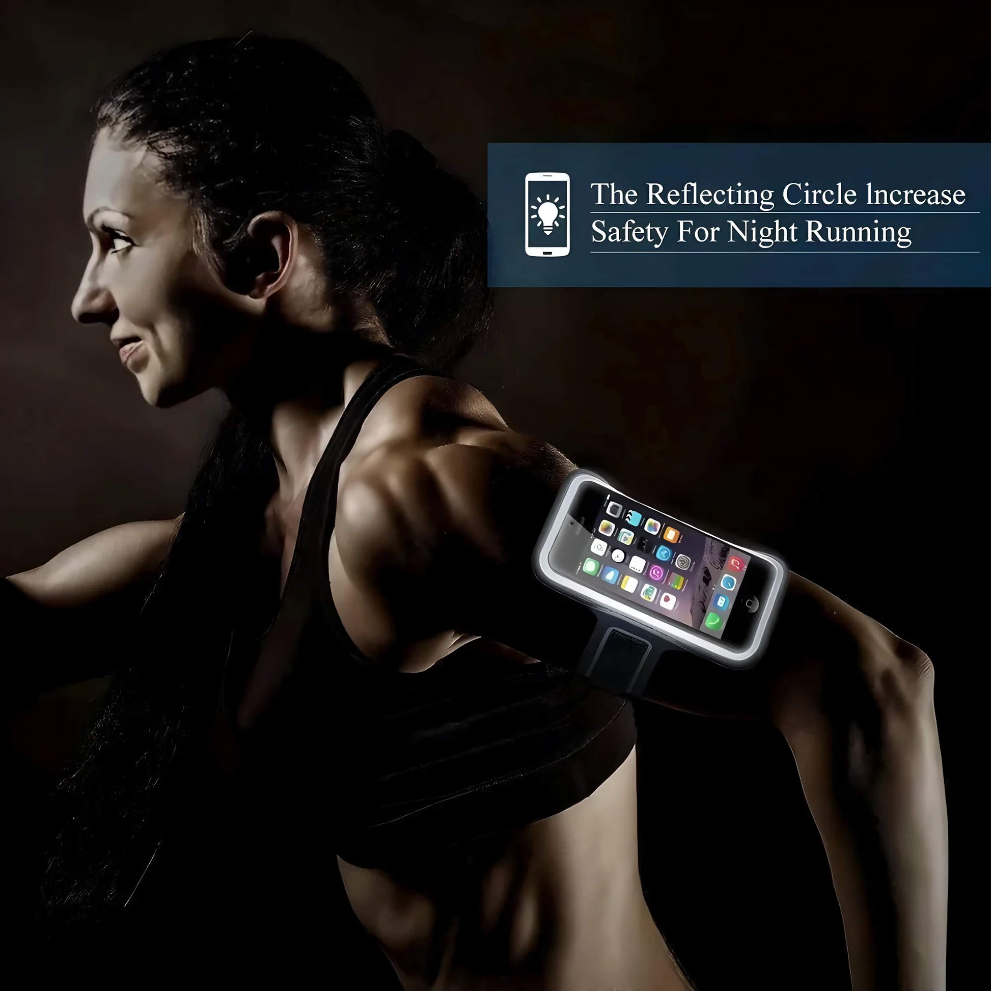 Running & Gym Armband Phone Holder – Sweatproof Adjustable Band 