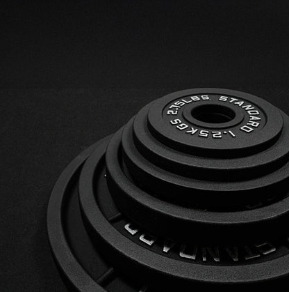 Cast Iron Plate & Hex Dumbbell Package