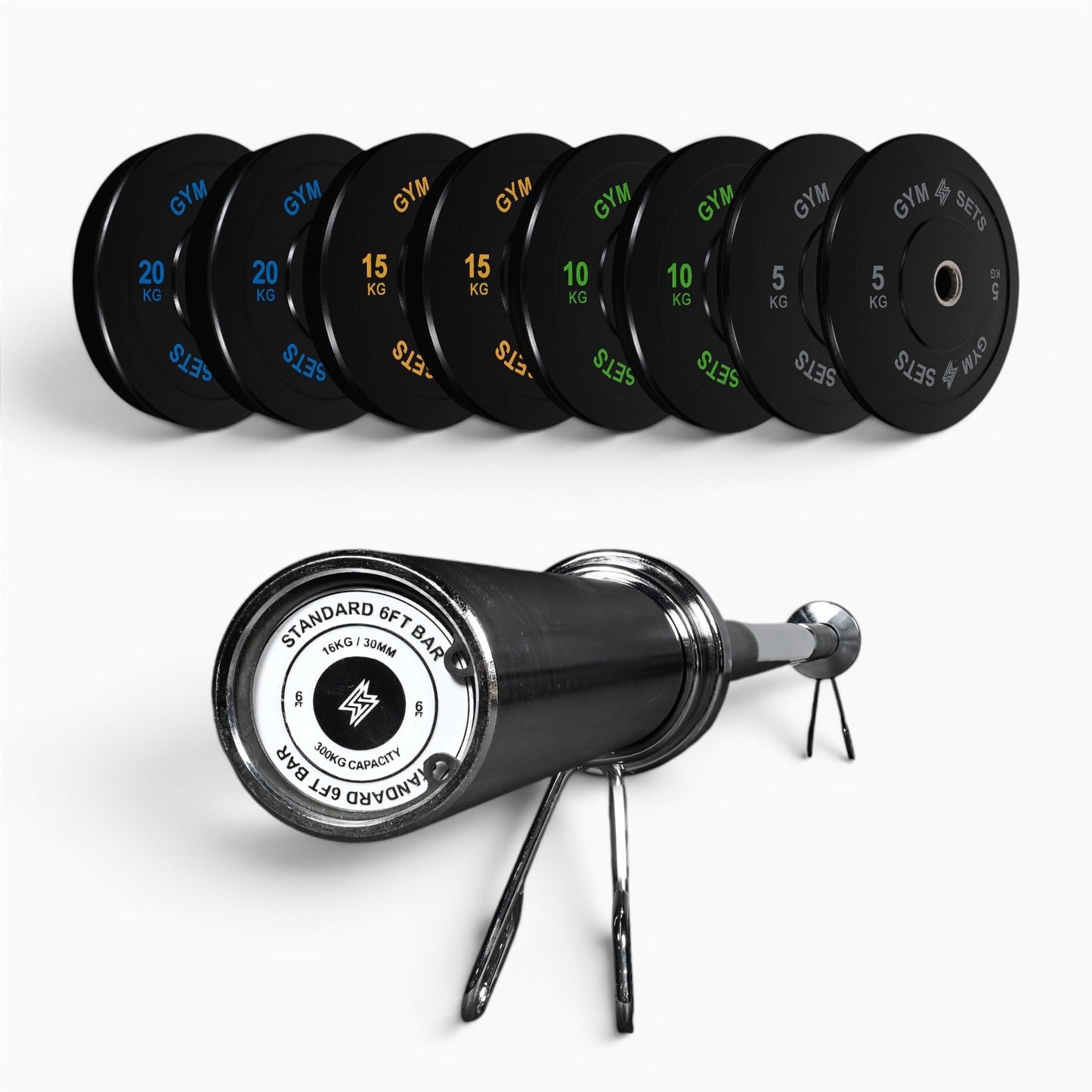 Olympic Coloured Bumper Weight Plates