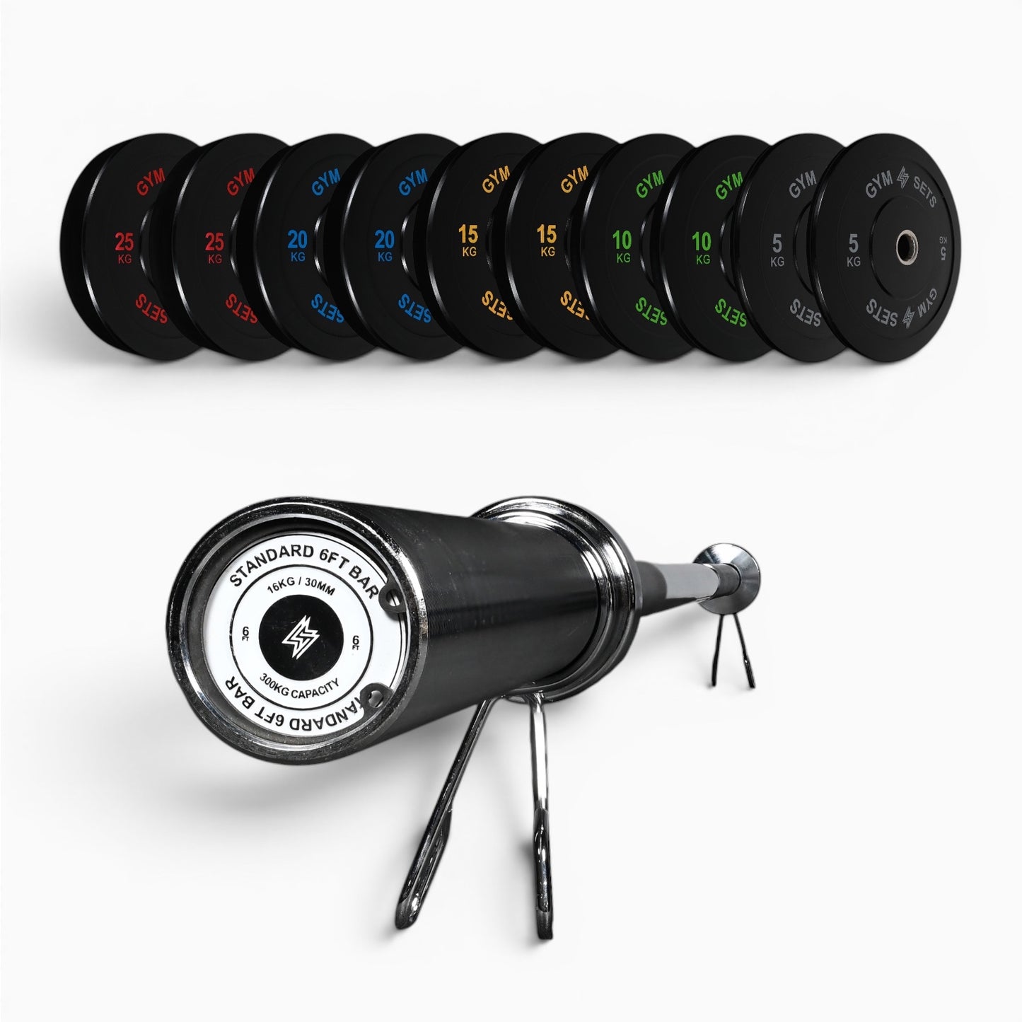 Olympic Coloured Bumper Weight Plates