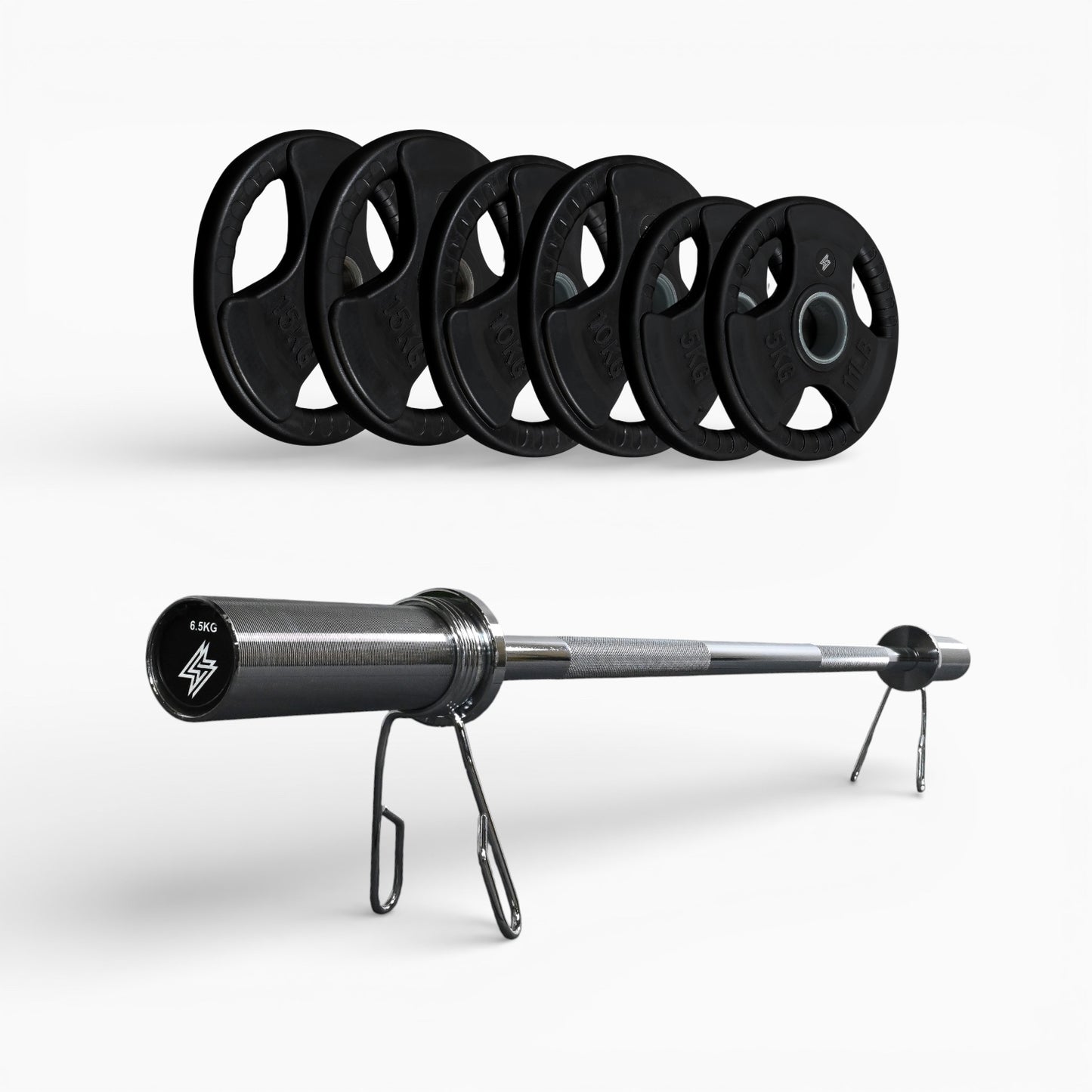 Tri-Grip Olympic Weight Plates