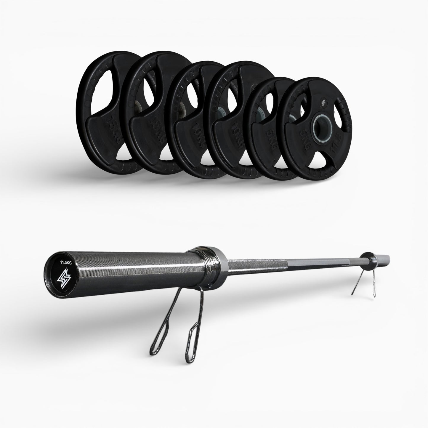 Tri-Grip Olympic Weight Plates