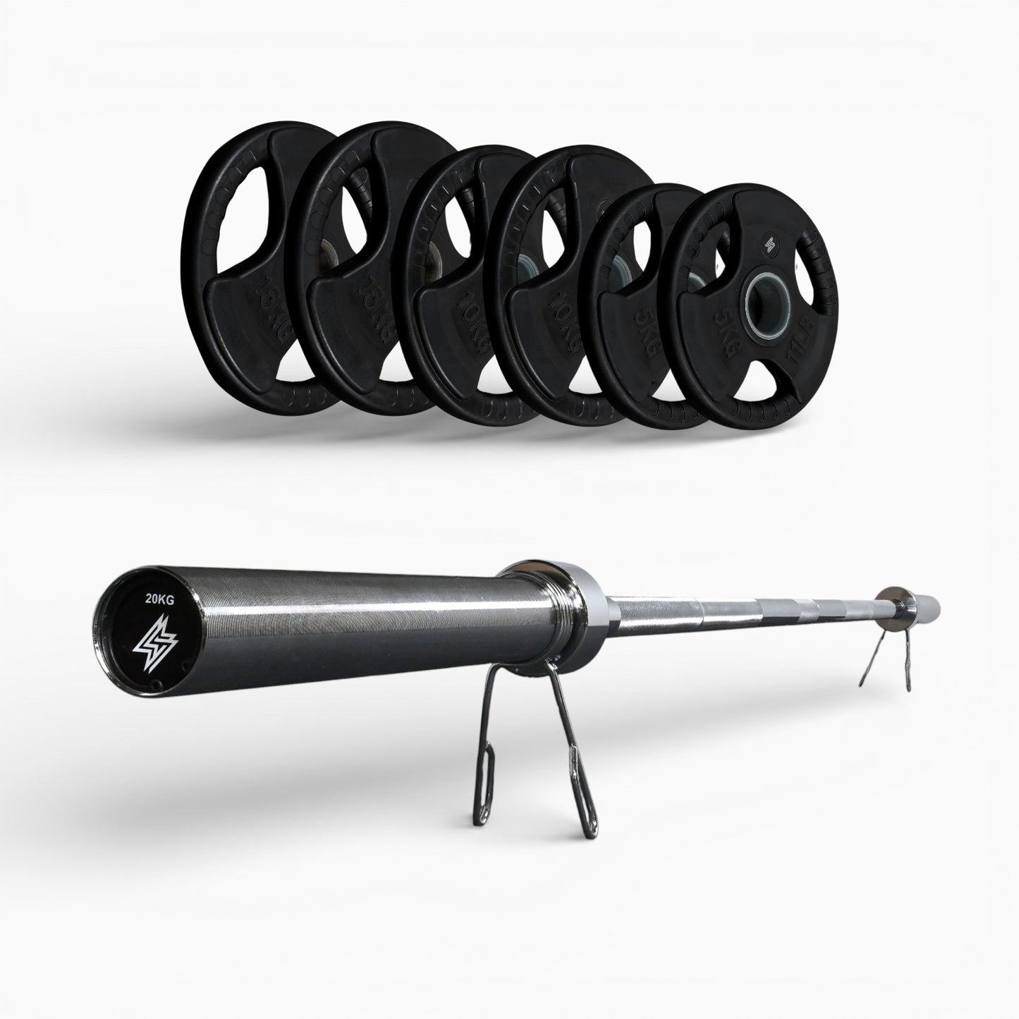 Tri-Grip Olympic Weight Plates