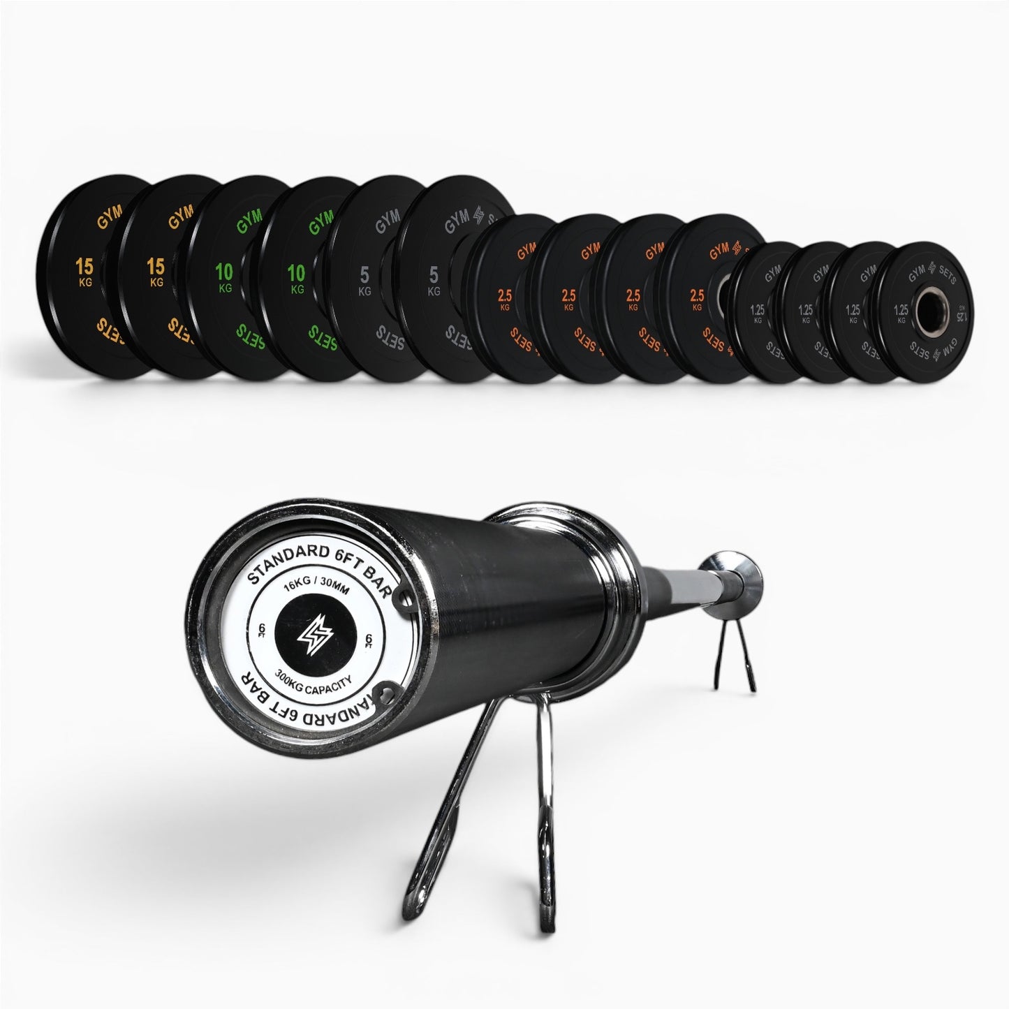 Olympic Coloured Bumper Weight Plates