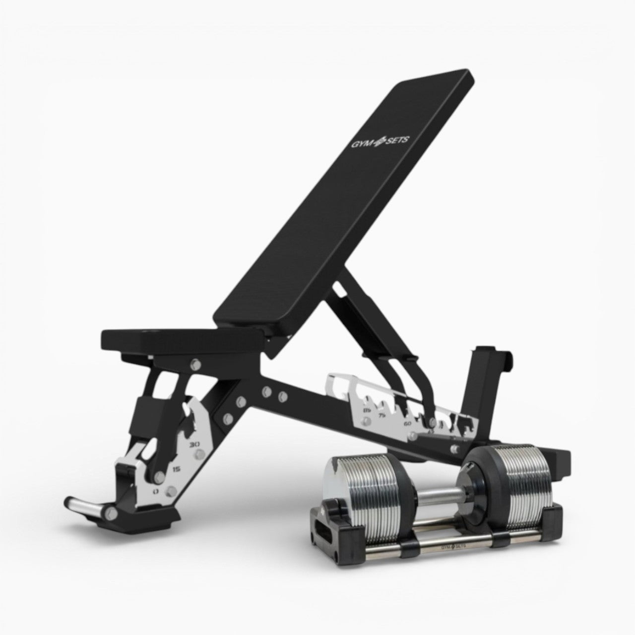 GymSets Round Adjustable Dumbbell (2.5-50kg)