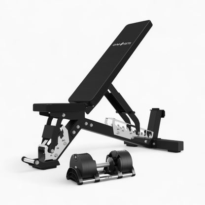 GymSets Round Adjustable Dumbbell (2.5-50kg)