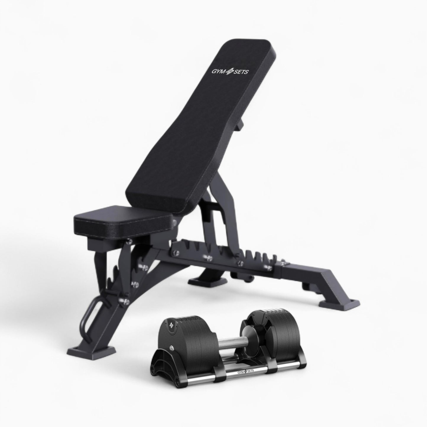 GymSets Round Adjustable Dumbbell (2.5-50kg)