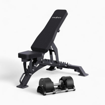 GymSets Round Adjustable Dumbbell (2.5-50kg)