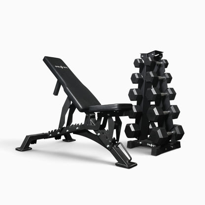 5 & 6 Tier Hex Dumbbell Tree Rack