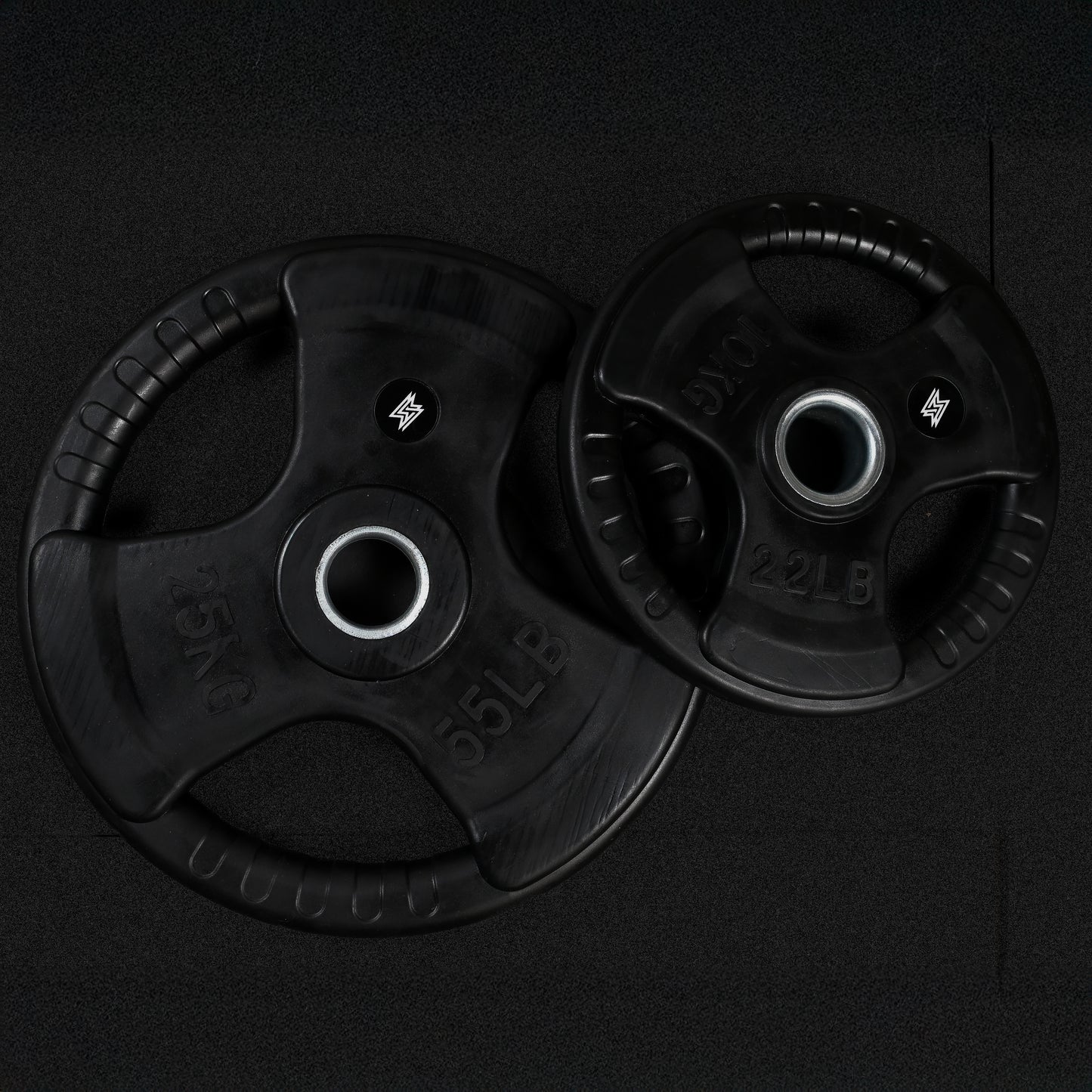 Tri-Grip Olympic Weight Plates