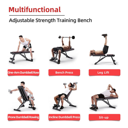 Adjustable & Foldable Weight Bench