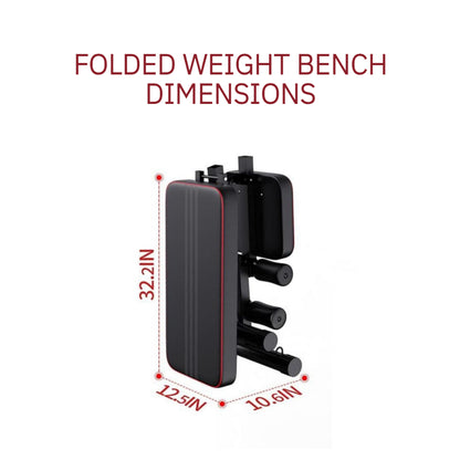 Adjustable & Foldable Weight Bench