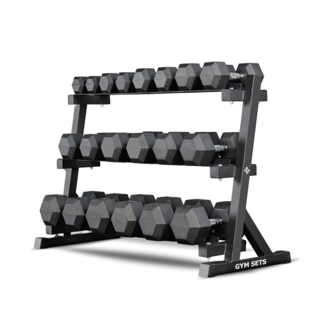 3 Tier Dumbbell Storage Rack