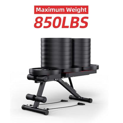 Adjustable & Foldable Weight Bench