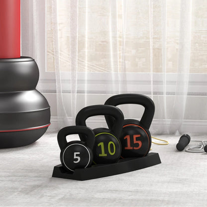 GymSets 3 Piece Kettlebell Set