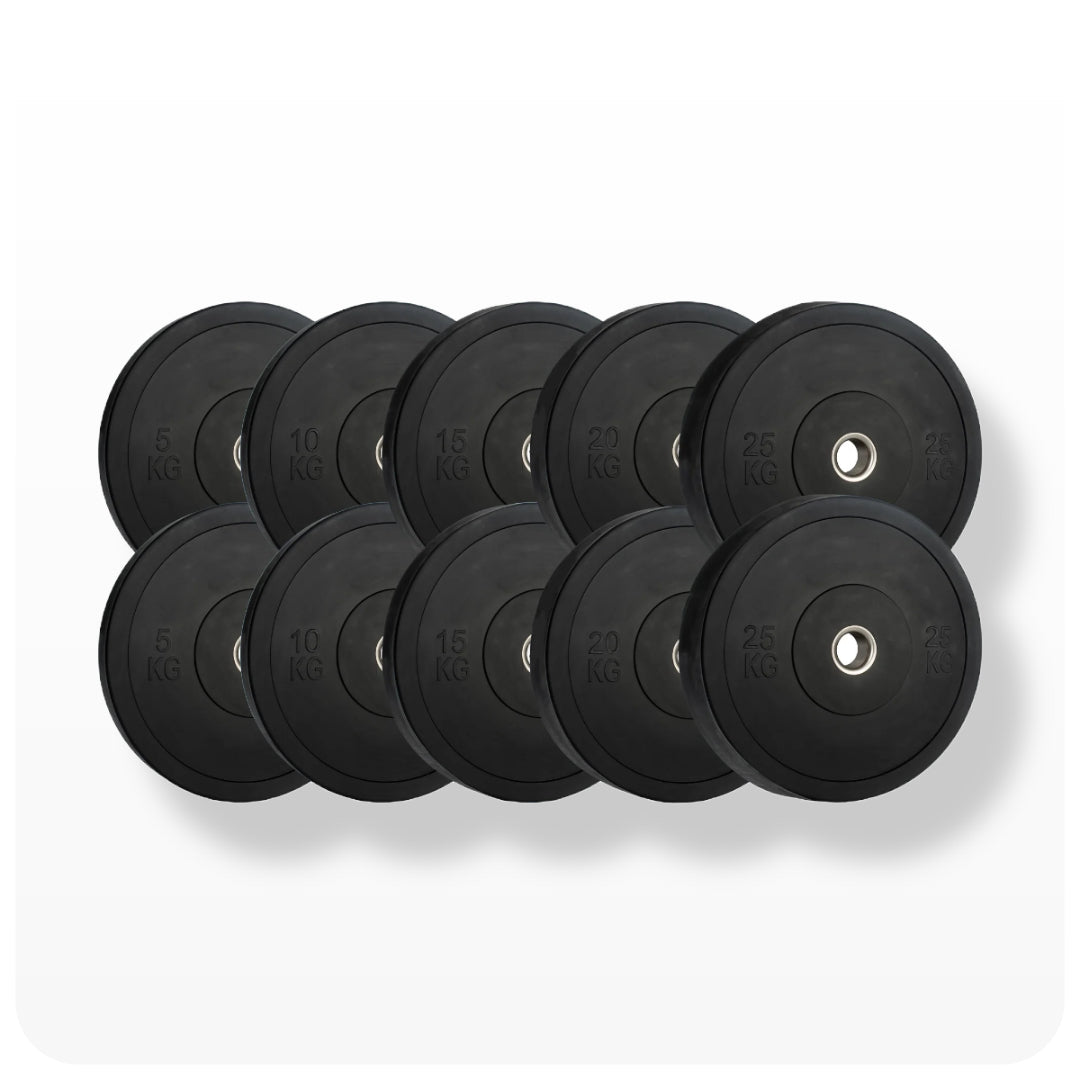 Olympic Bumper Plates 2 inch Rubber Weight Gym Sets 5 10 15 20 25 kg