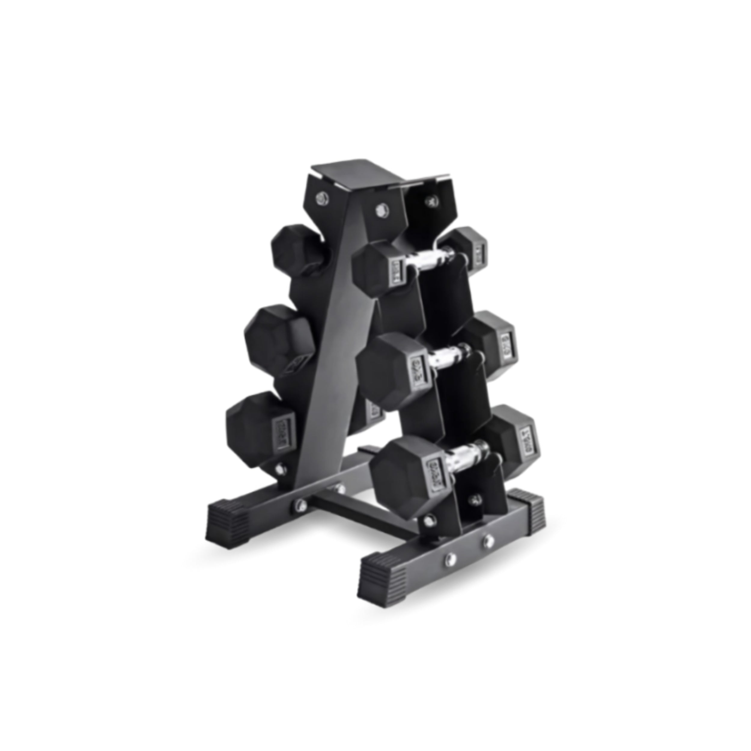 Pro fitness dumbbell tree set sale