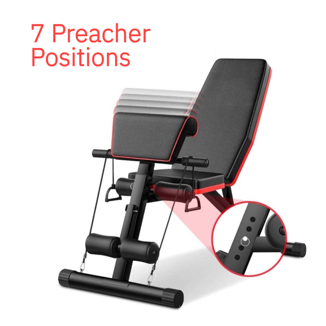 Adjustable & Foldable Weight Bench