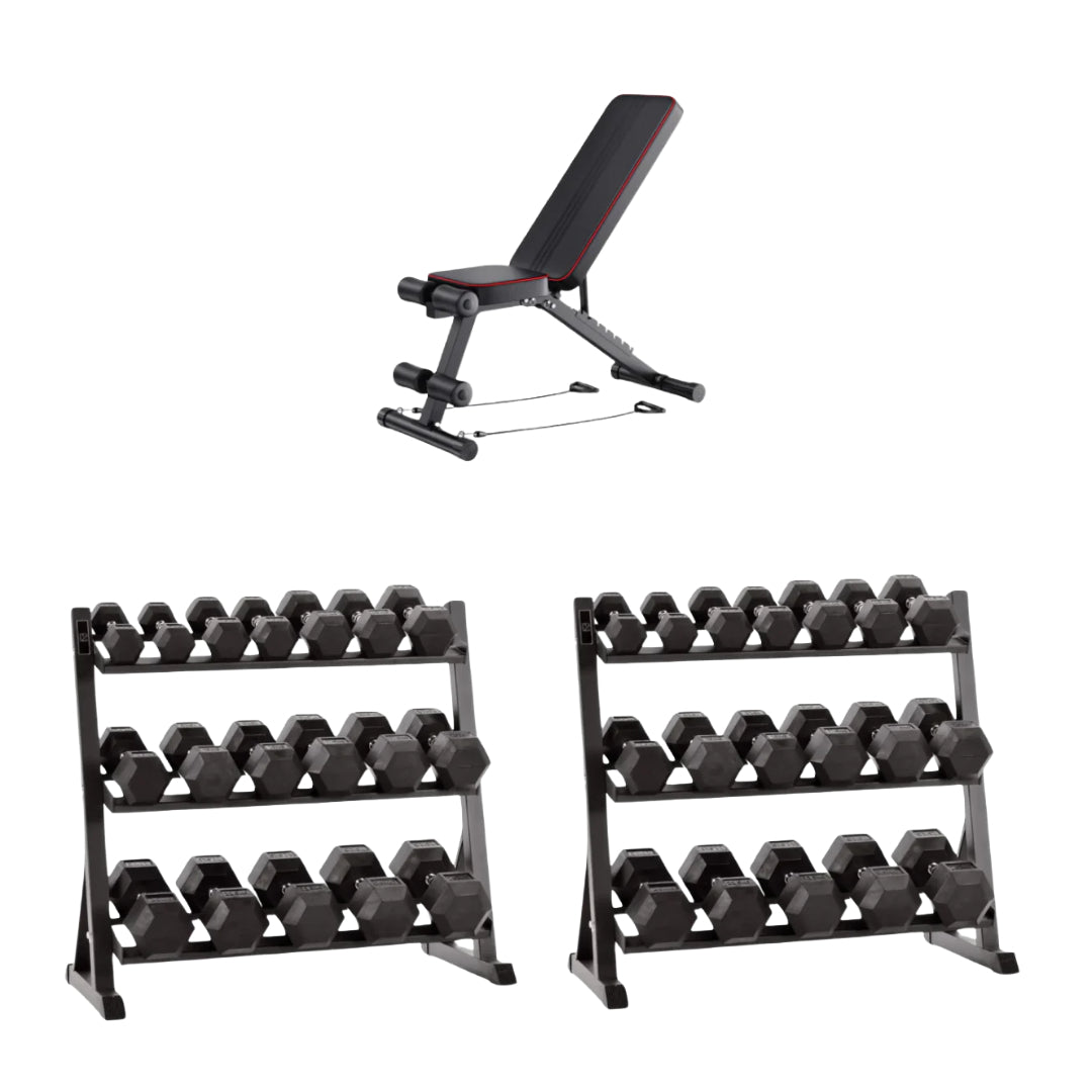 3 Tier Dumbbell Storage Rack