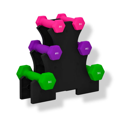 Neoprene Dumbbell Tree Rack