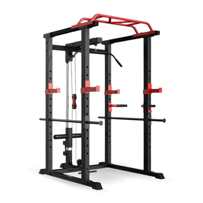 GymSets Power Cage with Cable Pulley