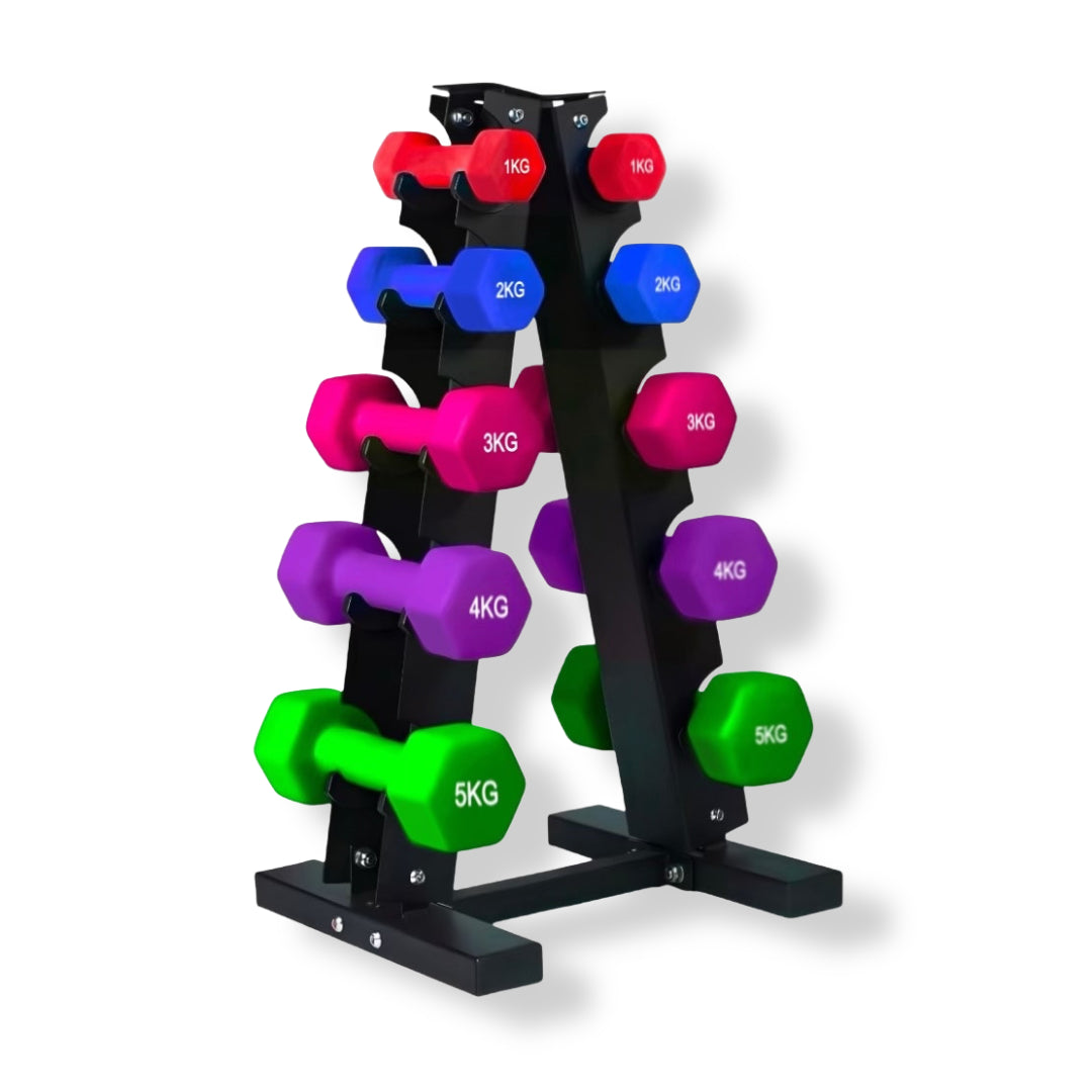 Neoprene Dumbbell Tree Rack