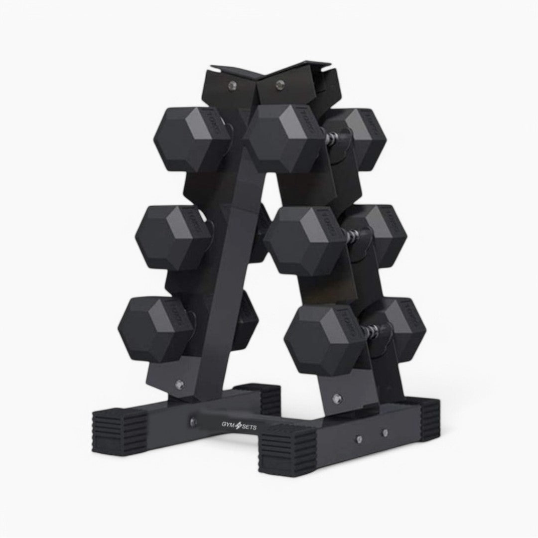 3 Tier Hex Dumbbell Tree Rack