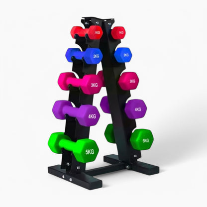 Neoprene Dumbbell Tree Rack