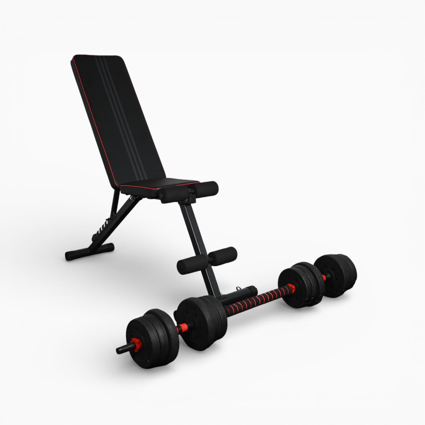 GymSets Adjustable Dumbbell Barbell Set