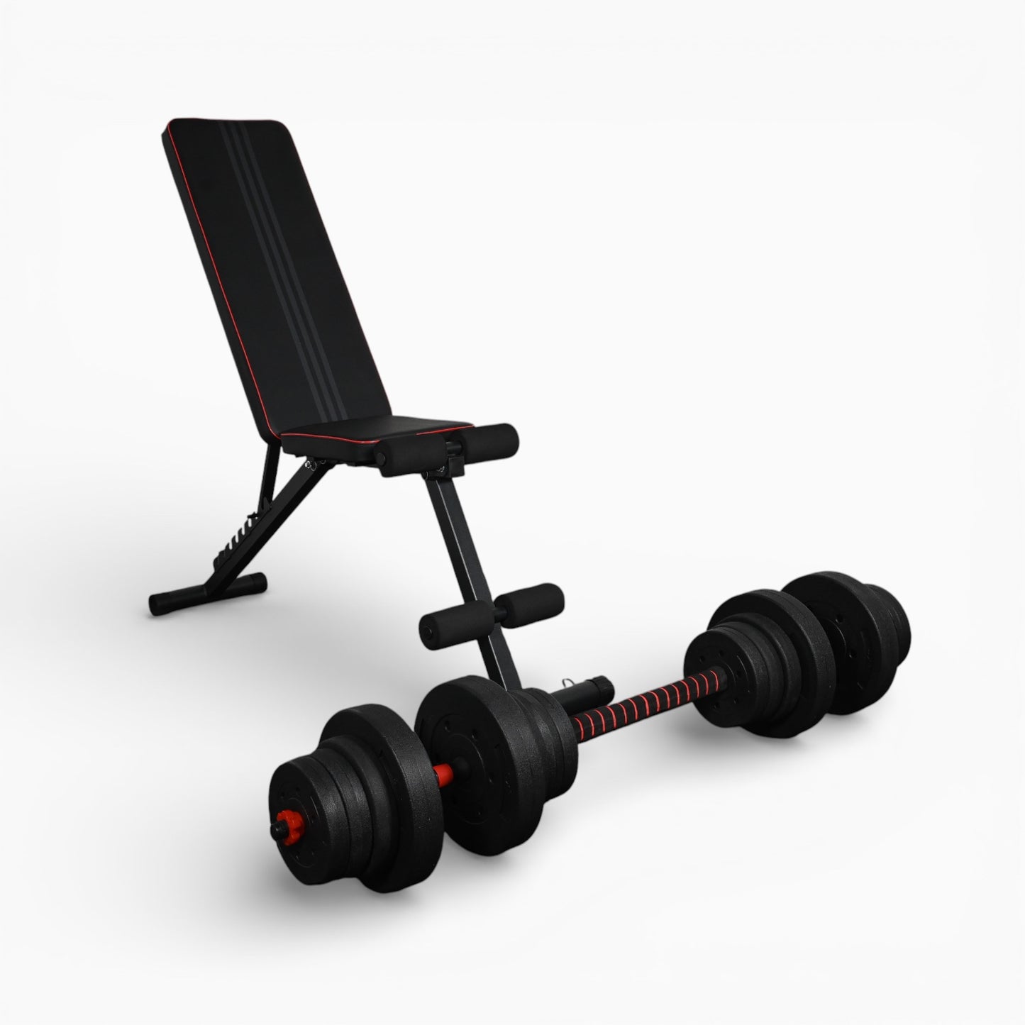 GymSets Adjustable Dumbbell Barbell Set