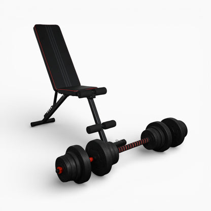 GymSets Adjustable Dumbbell Barbell Set