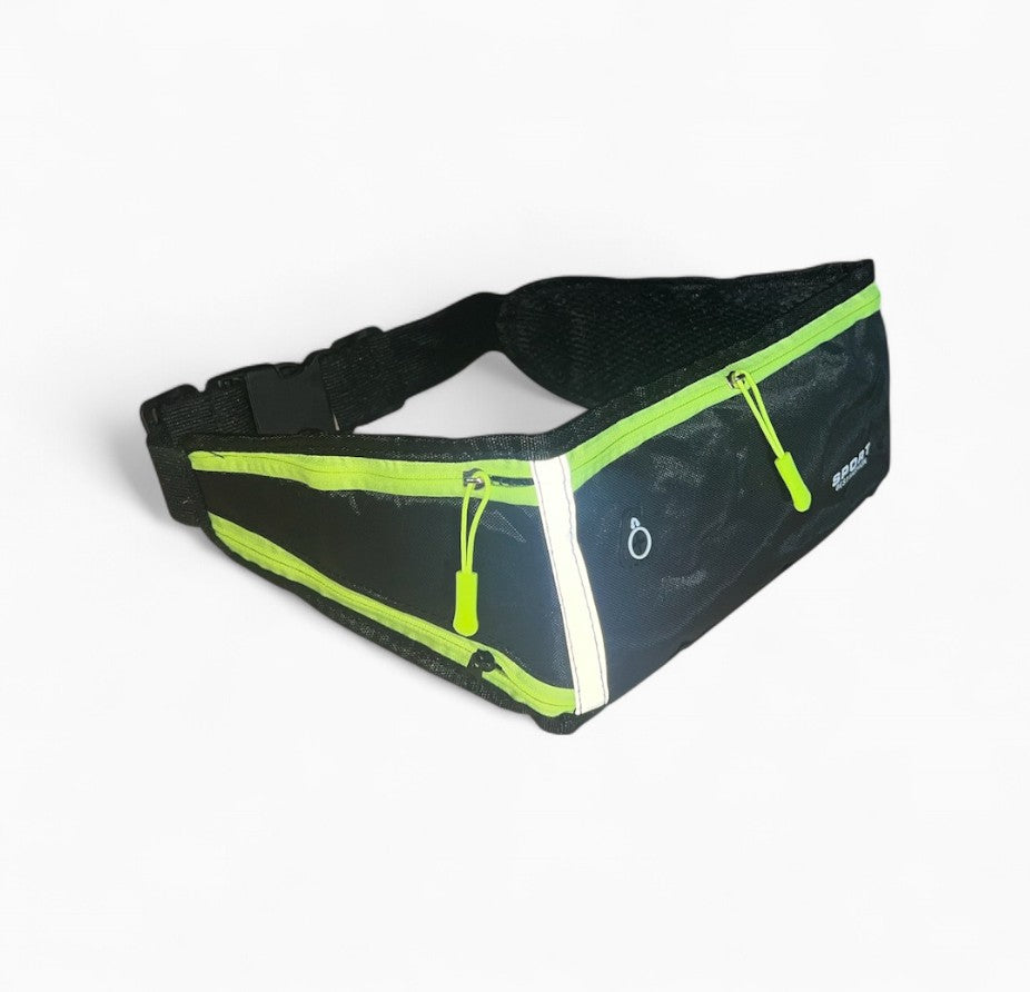 Waterproof Running Waist Pack – Slim Reflective Belt
