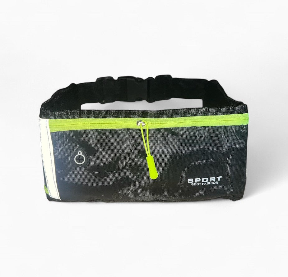 Waterproof Running Waist Pack – Slim Reflective Belt