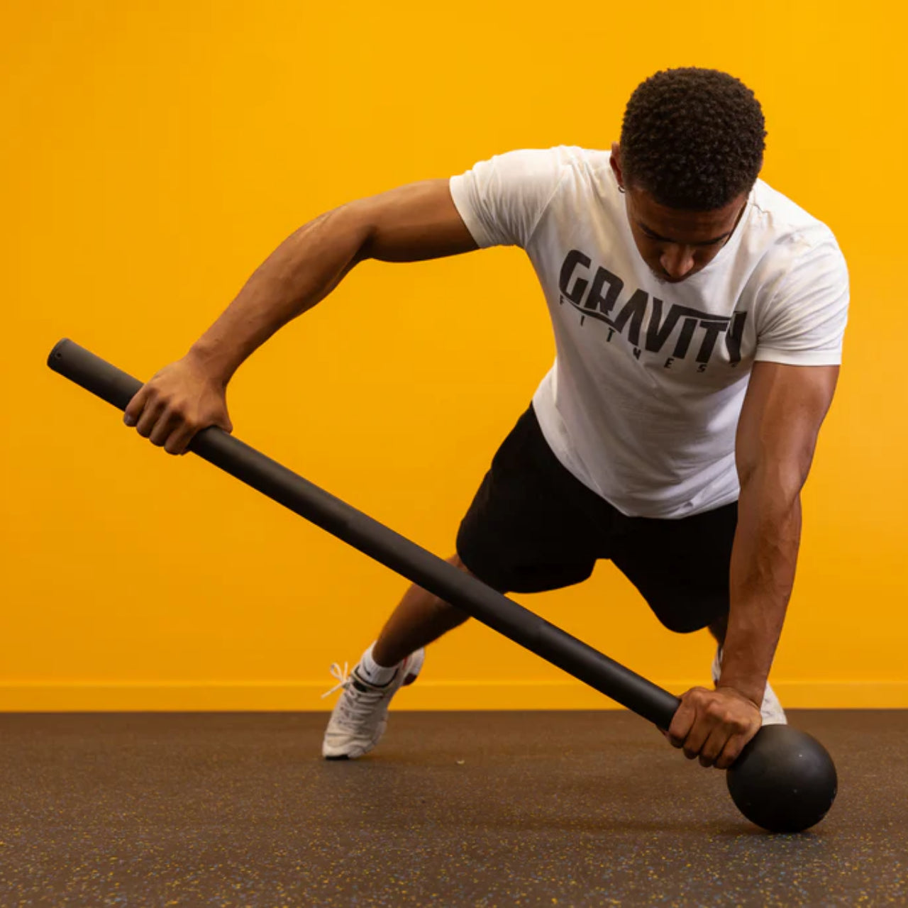 Weighted Mace-ball 4-12kg Crossfit Functional Maceball Hyrox Fitness Macebell Weight Set 4-12kg For Functional Workouts. Steel Mace Perfect For Exercise, Strength Training, And Full-Body Mobility. Durable Fitness Equipment.