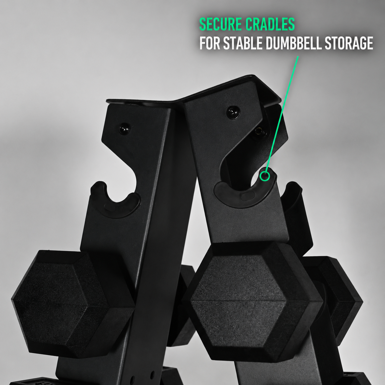 5 & 6 Tier Hex Dumbbell Tree Rack