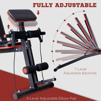 Adjustable & Foldable Weight Bench