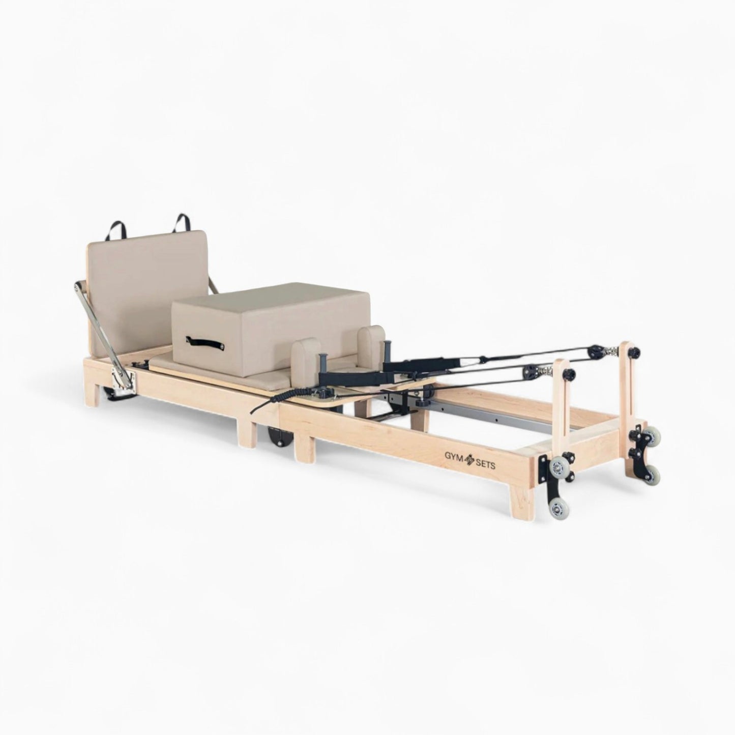 GymSets Oak Reformer Pilates Machine